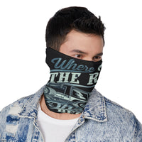 Where the Road Ends the Fun Begins Unisex Neck Gaiter