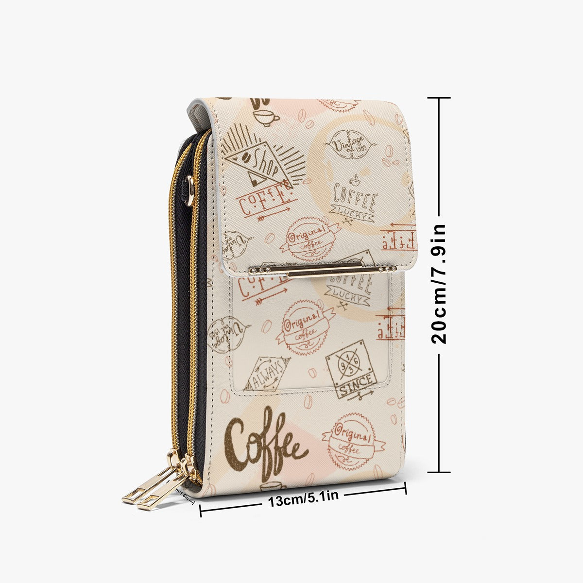 Cafe Au Lait Mobile Phone Chest Bag