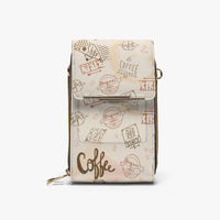 Cafe Au Lait Mobile Phone Chest Bag