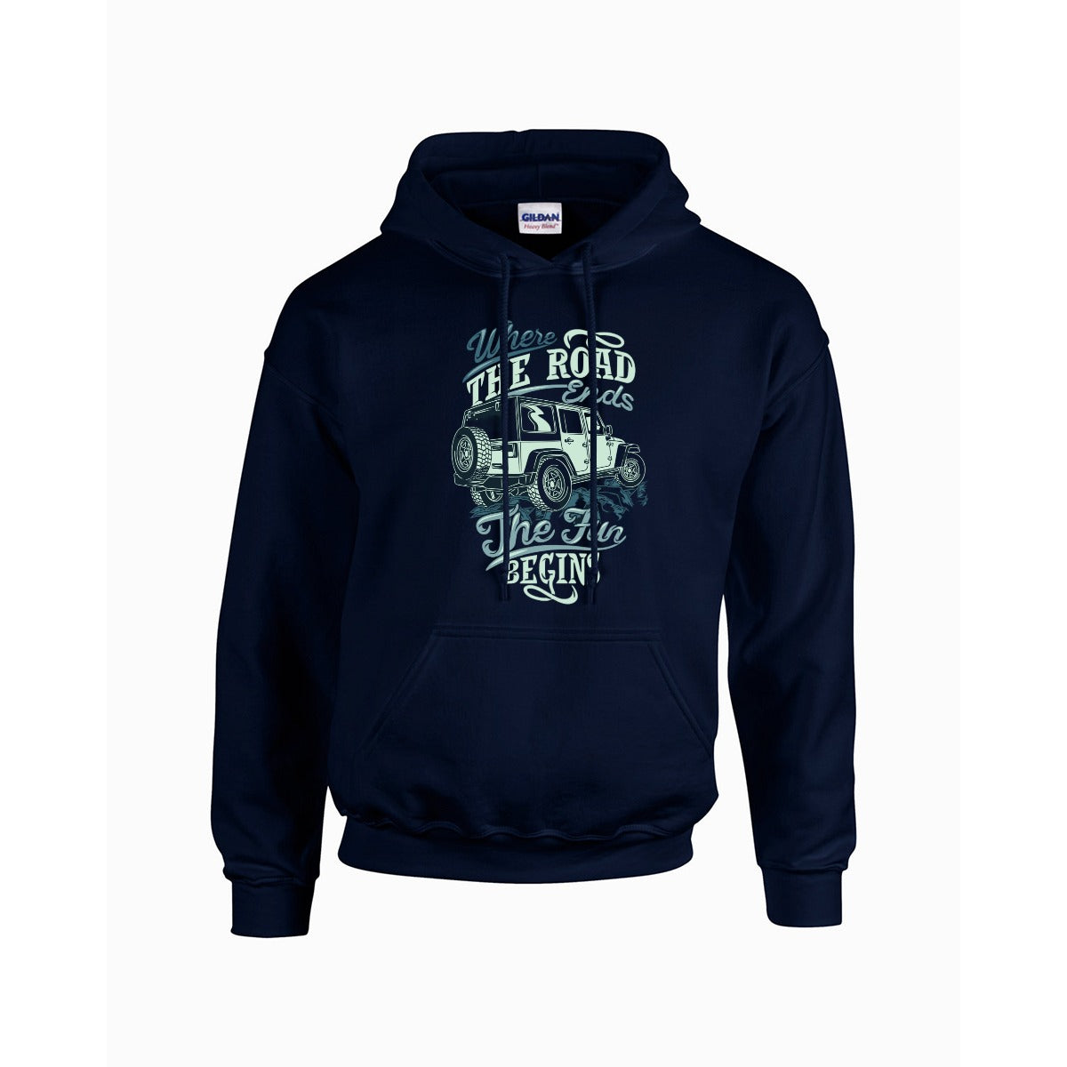 Where the Road Ends the Fun Begins! Unisex Hoodie