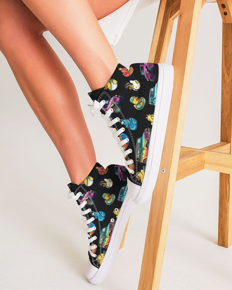 Duckin Chaos 2.0! Women's Hightop Canvas Shoe