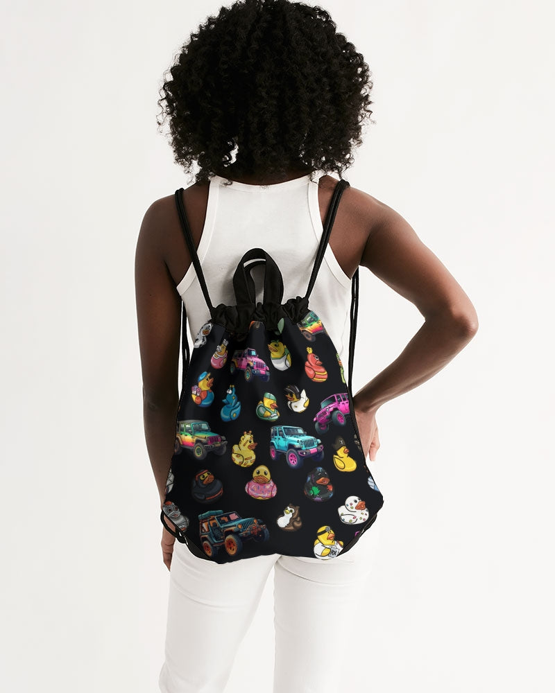 Ducking Chaos 2.0 Canvas Drawstring Bag