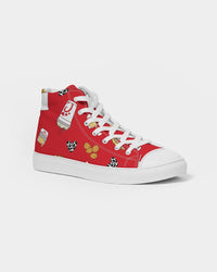 This is Cluckin Awesome! Women's Hightop Canvas Shoe