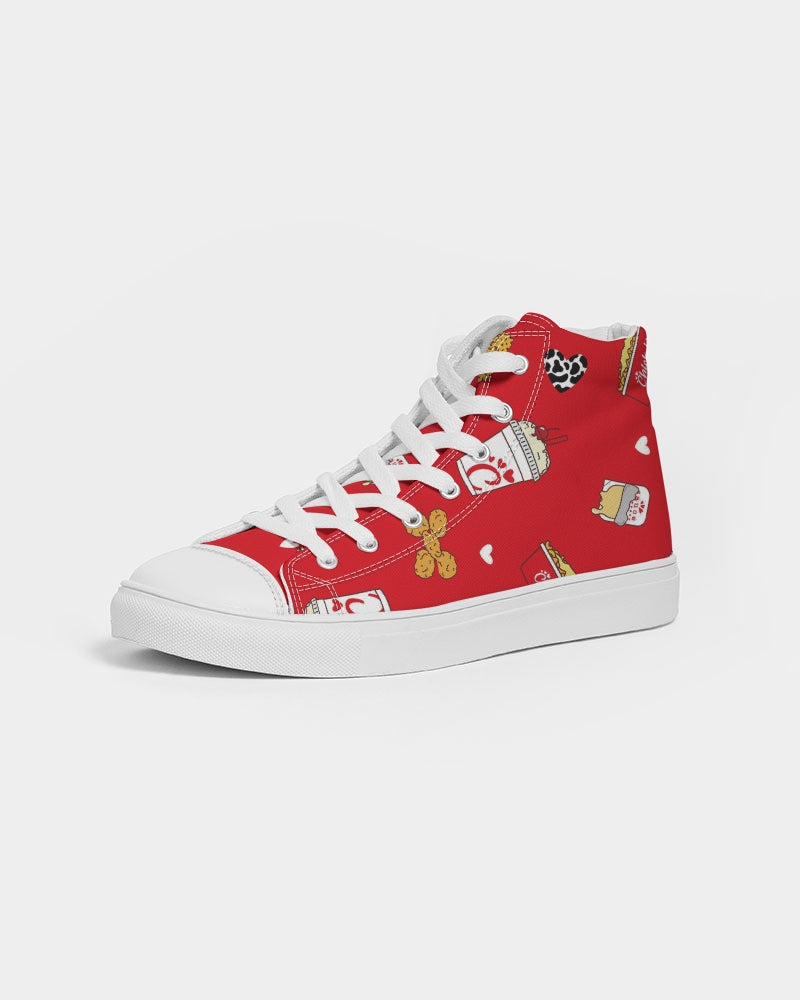 This is Cluckin Awesome! Women's Hightop Canvas Shoe