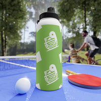 Duck Duck Mania - Stainless Steel Water Bottle, Sports Lid