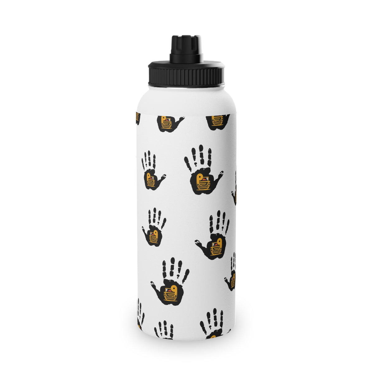 Ducking Chaos - Stainless Steel Water Bottle, Sports Lid