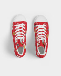 This is Cluckin Awesome! Women's Hightop Canvas Shoe