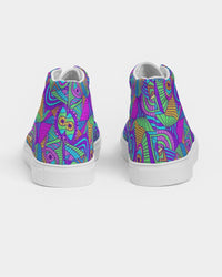 Psychedelic Eyes Women's Hightop Canvas Shoe