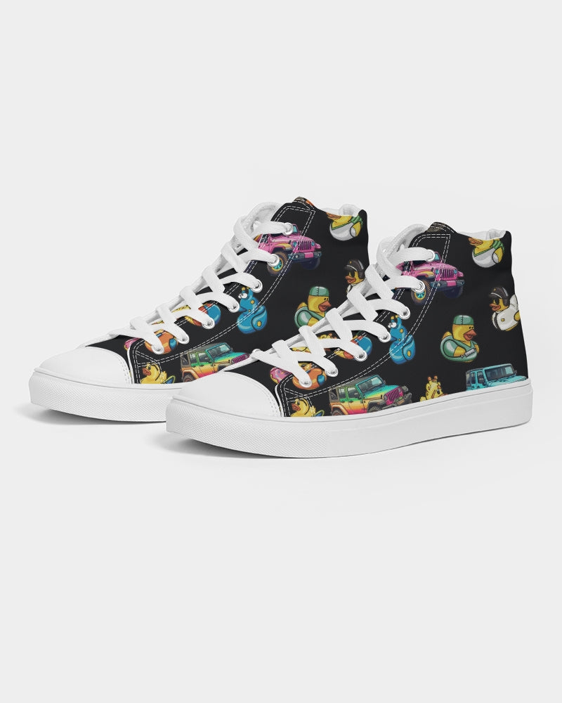 Duckin Chaos 2.0! Women's Hightop Canvas Shoe