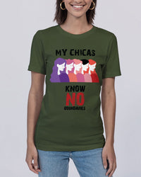 My Chicas Know No Boundaries Unisex Jersey Tee | Bella + Canvas