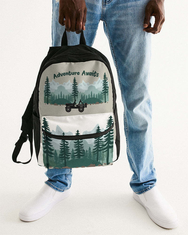 Offroad Adventure Awaits Small Canvas Backpack