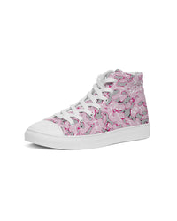 Cotton Candy Camo Women's Hightop Canvas Shoe