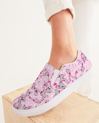 Cotton Candy Camo Women's Slip-On Canvas Shoe