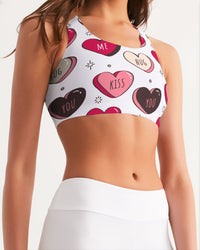 Miss Me Kiss Me Women's Seamless Sports Bra