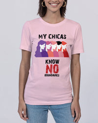 My Chicas Know No Boundaries Unisex Jersey Tee | Bella + Canvas