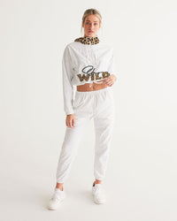 Stay Wild Child Women's Cropped Windbreaker