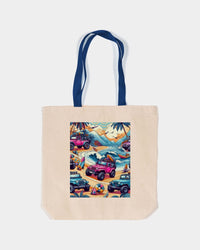 Life's a Beach! Canvas Tote with Contrast-Color Handles | Q-Tees