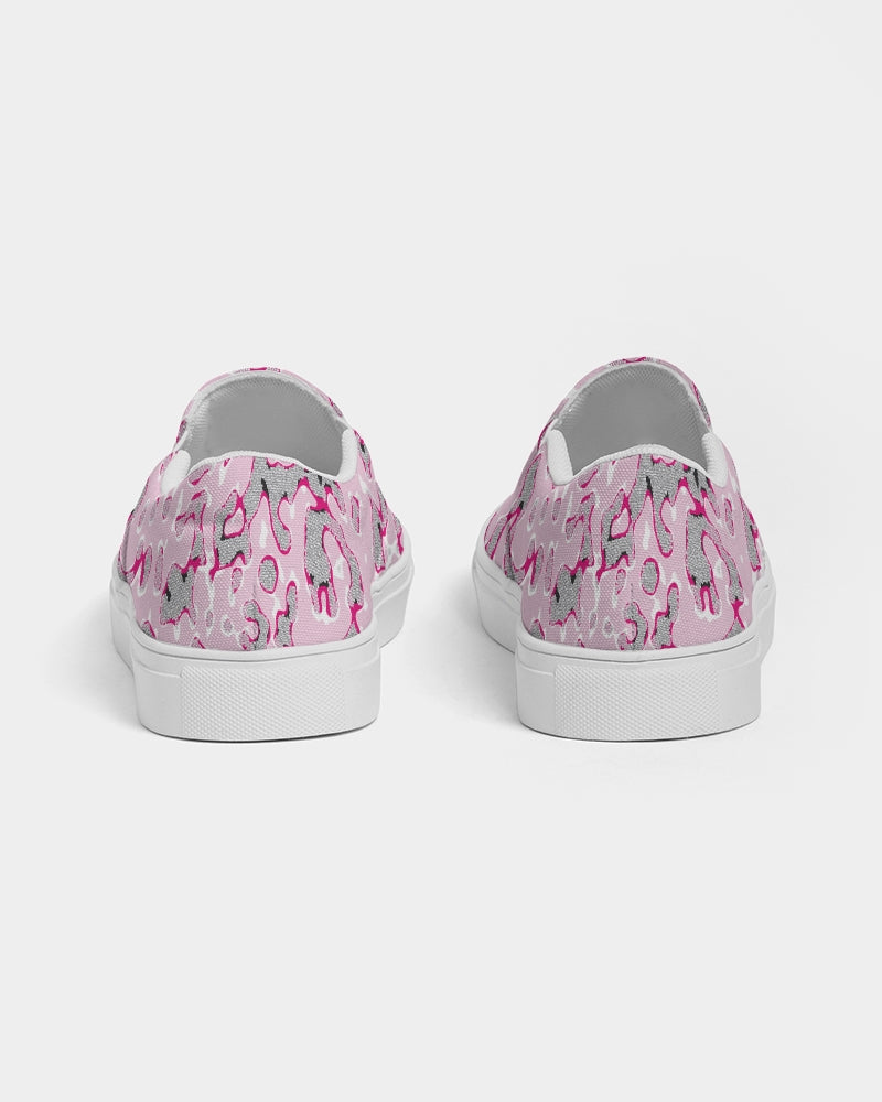 Cotton Candy Camo Women's Slip-On Canvas Shoe