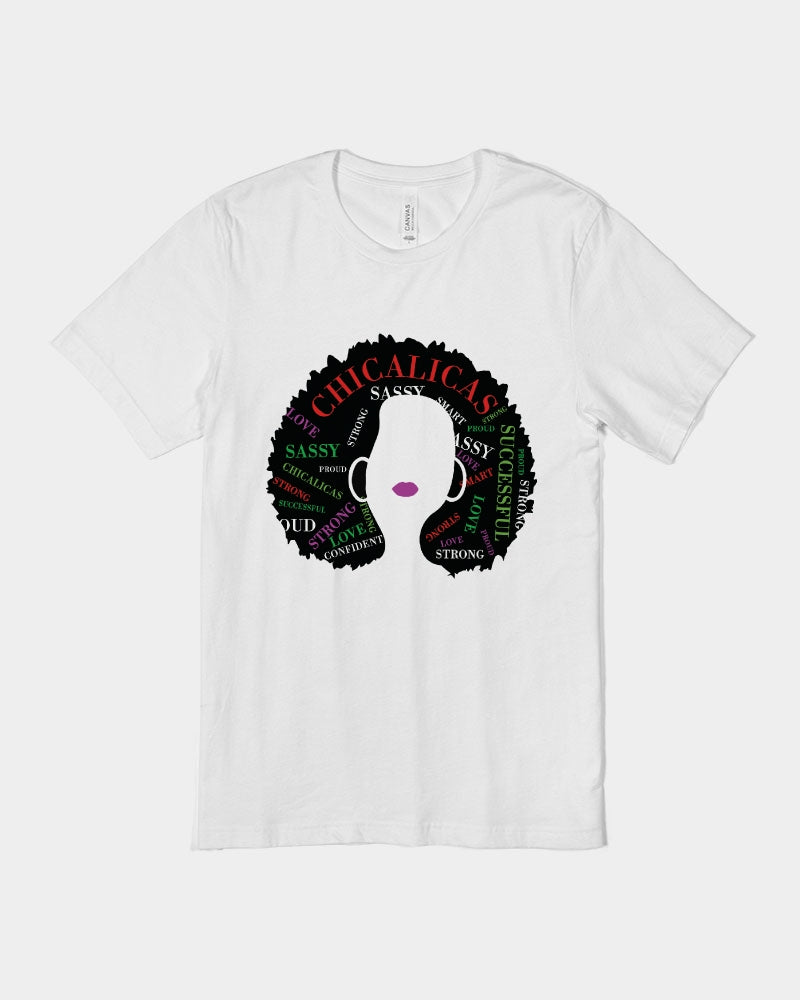 Sassy Chicas Red Unisex Jersey Tee | Bella + Canvas