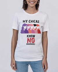 My Chicas Know No Boundaries Unisex Jersey Tee | Bella + Canvas