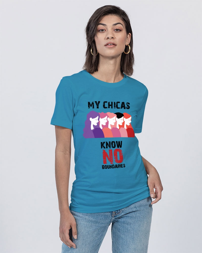 My Chicas Know No Boundaries Unisex Jersey Tee | Bella + Canvas