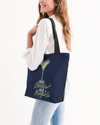 CHICALICA Needs a Margarita! Canvas Zip Tote