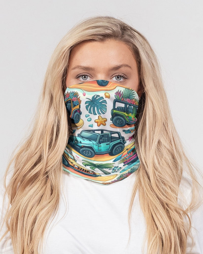 Offroad Tropical Summer Blast Neck Gaiter/Headband Set