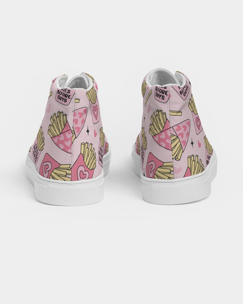 Fries Before Guys Women's Hightop Canvas Shoe