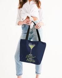 CHICALICA Needs a Margarita! Canvas Zip Tote