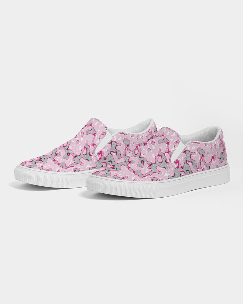 Cotton Candy Camo Women's Slip-On Canvas Shoe