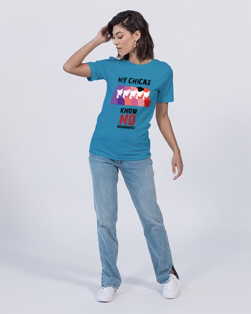 My Chicas Know No Boundaries Unisex Jersey Tee | Bella + Canvas