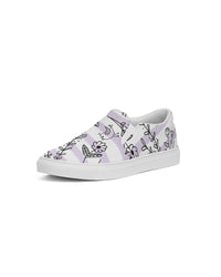 Hey Little Birdie Mauve Stripe Women's Slip-On Canvas Shoe