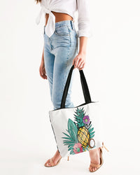 Island Time! Canvas Zip Tote