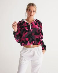 Secret Love Women's Cropped Windbreaker