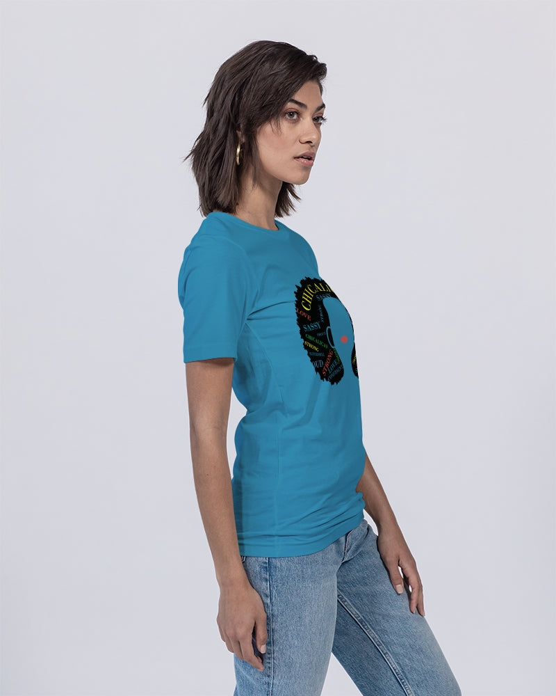 Sassy Chicas Yellow Unisex Jersey Tee | Bella + Canvas