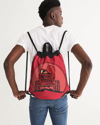 Duck Duck Red Canvas Drawstring Bag