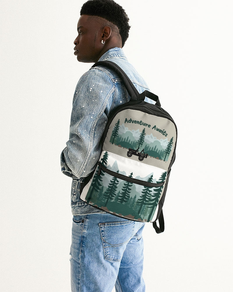 Offroad Adventure Awaits Small Canvas Backpack