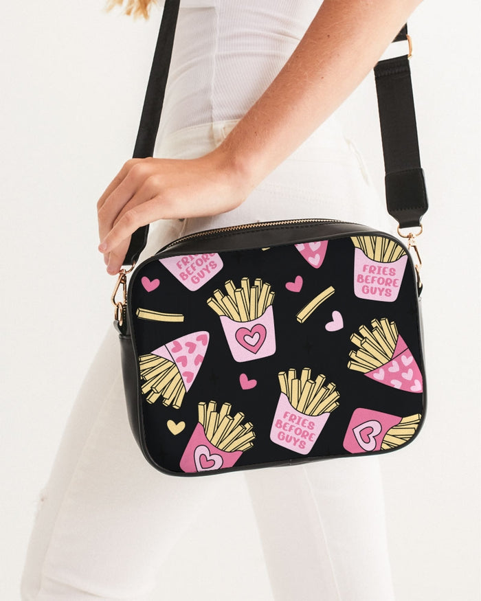 Fries Before Guys Crossbody Bag