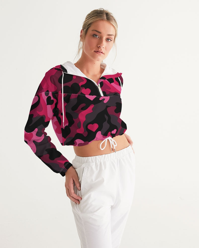 Secret Love Women's Cropped Windbreaker